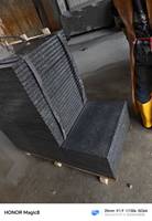 Dalles de granit noir sésame - Surface lisse, pierre naturelle, design moderne, durable et découpable, solution murale extérieure personnalisée