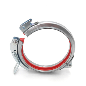 Clip <span class=keywords><strong>de</strong></span> tuyau <span class=keywords><strong>de</strong></span> type américain <span class=keywords><strong>en</strong></span> acier inoxydable avec colliers <span class=keywords><strong>de</strong></span> <span class=keywords><strong>serrage</strong></span> à verrouillage/déverrouillage rapide - Product Image 3