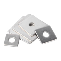 Oversized 304 Stainless Steel Square Washer M3 to M20 Galvanized Carbon Steel Flat Washers Thickened Plate for Curtain Wall