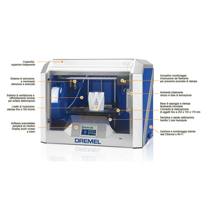 เครื่องพิมพ์สามมิติ Idea Builder F0133D40JA ผลิตในอิตาลี เครื่องพิมพ์สามมิติ Stampante 3D40 รุ่น Idea Builder F0133D40JA เครื่องพิมพ์สามมิติ - Product Image 5