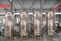 Réservoir à saké conique vertical de qualité commerciale avec enveloppe de refroidissement au glycol en cuivre, y compris tous les accessoires