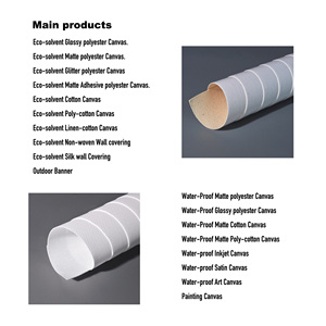 Water-Proof Matte Cotton <strong>Canvas</strong> Roll <strong>Art</strong> Printable 360gsm <strong>Printed</strong> <strong>Canvas</strong> Stretched <strong>Canvas</strong> for <strong>Printing</strong> Inkjet - Product Image 3