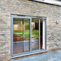 Ventanas y Puertas de Aluminio al por Mayor, Diseño Simple de Alta Calidad, Puerta Corredera Manual Interior y Exterior