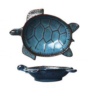 Cuenco de cerámica hecho a mano con forma de <span class=keywords><strong>tortuga</strong></span> marina, cuenco para servir de <span class=keywords><strong>tortuga</strong></span> costera para el hogar - Product Image 4