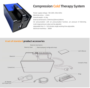 Peralatan fisioterapi lengan kaki lutut lengan bahu olahraga pemulihan es mesin sistem terapi fisik kompresi dingin - Product Image 6