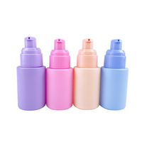 30ml Macaron-Farbige Leere Glasflasche für Lotion mit Buntem Pumpdeckel