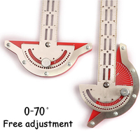 Règle en T à bord droit 10, 15, 20 pouces, outil de mesure d'angle multifonctionnel pour charpentier, règle métallique pour menuisier, garantie 1 an