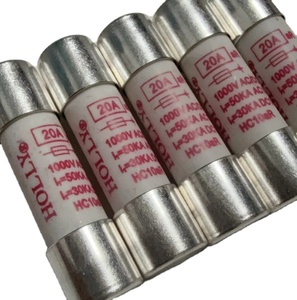 Vente flash <span class=keywords><strong>HOLLY</strong></span> HC10aR 440mA/630mA/10A 1000V Tube céramique AR Fusible à haute capacité de rupture - Product Image 3