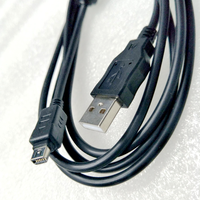 Cable USB de 1.5M con 12 Pines para Cámara, Cable de Datos y Carga para CB-USB5 / USB6 12P para Cámara Olympus