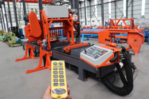 Scierie hydraulique diesel ou électrique, scierie portative d'occasion, scie à ruban portative - Product Image 3