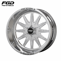 Jantes de camion monobloc forgées 20x12 22x12 22x14 24x12 24x14 26x14 26x16 Noir brillant 6x5.5 6x135 8x180 8x170 8x6.5 5x5.5