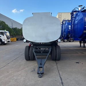Remolque Cisterna de Combustible de 2 Ejes en Venta, Remolque Cisterna de 10M3 15M3 para Transporte de Productos Peligrosos Inflamables - Product Image 3