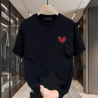 T-shirt décontracté pour homme tendance 2026, impression de haute qualité, coton pur, doux pour la peau, confortable