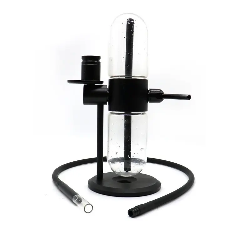 JiaXin individuelles Logo Mini-Shisha rotierender Glas-Hoka-Topf wasserpfeife-Topf Großhandel Fiberglas-Hoka-Shisha