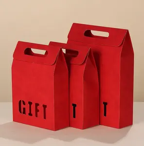 Có thể tái chế rỗng Túi Quà Tặng túi xách phong cách Baking bao bì cho quà tặng sinh nhật Kraft túi giấy