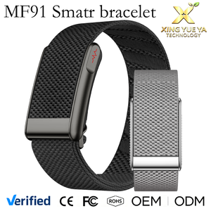 Bracelet intelligent ECG sans écran Hot MF91, 125 mAh, autonomie 7-15 jours, moniteur de fréquence cardiaque HRV, SpO2, sommeil et stress, IP68, compatible Android et iOS - Product Image 6