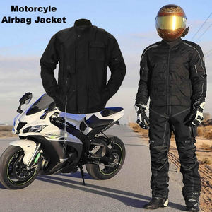 Veste de sport confortable certifiée CE Adultes Racing Moto Sport Imperméable <span class=keywords><strong>Adventure</strong></span> Stunt Airbag Col <span class=keywords><strong>r</strong></span>églable - Product Image 1