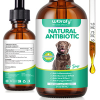 WORAFY Sans additifs artificiels Soulage la toux, les allergies, les infections des voies urinaires 60 ml Antibiotiques naturels pour chiens