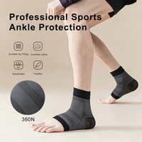 Chaussette de compression de qualité supérieure 352N pour la fasciite plantaire, soutien de la cheville, compression de grade 2, pour le basketball, la course à pied et le football