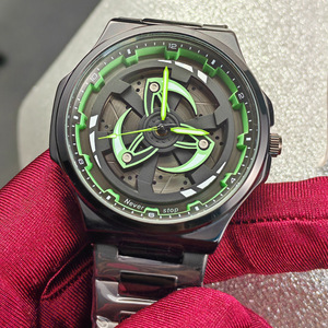 Reloj <span class=keywords><strong>de</strong></span> Pulsera Deportivo <span class=keywords><strong>de</strong></span> Lujo para Hombre, Diseño <span class=keywords><strong>de</strong></span> <span class=keywords><strong>Ruleta</strong></span> <span class=keywords><strong>de</strong></span> Coche Deportivo, Rotación <span class=keywords><strong>de</strong></span> 360 Grados, Cuarzo, Aleación <span class=keywords><strong>de</strong></span> Acero Inoxidable - Product Image 5