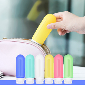 Silicone Travel Bottles 89ml Refillable For Cosmetics <b>Shampoo</b> Body Wash <b>Moisturizer</b> Portable Set - Product Image 1