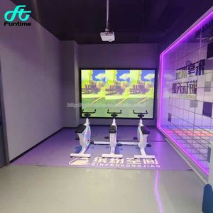 Simulateur de cyclisme virtuel d'intérieur, vélo d'exercice interactif AR, cadre en métal, pour centres de divertissement, divertissement garanti - Product Image 3