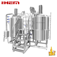 Peralatan Pembuat Bir, 300l 500l 800l 1000L Stainless Steel Tangki Fermentasi Bir Mikro Peralatan Pembuat Bir Proyek Turnkey