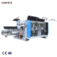 Machine à tenonner semi-automatique à double extrémité longitudinale de haute précision pour planches de parquet avec certification CE