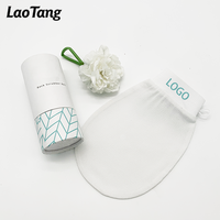 Gants de bain doux exfoliants personnalisés en gros Maroc Hammam gommage gant serviette de douche pour le corps et le visage
