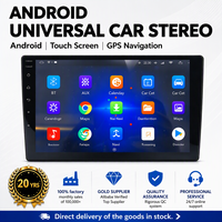 Autoradio Android avec écran tactile de 10 pouces, DSP intégré, GPS, Android Auto, CarPlay, 2 Go de RAM + 32 Go de ROM, écran IPS, tableau de bord