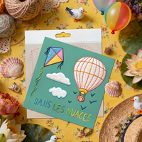Kit de broderie artisanal d'art populaire européen, pochoir fait main, nouveau matériel, paquet