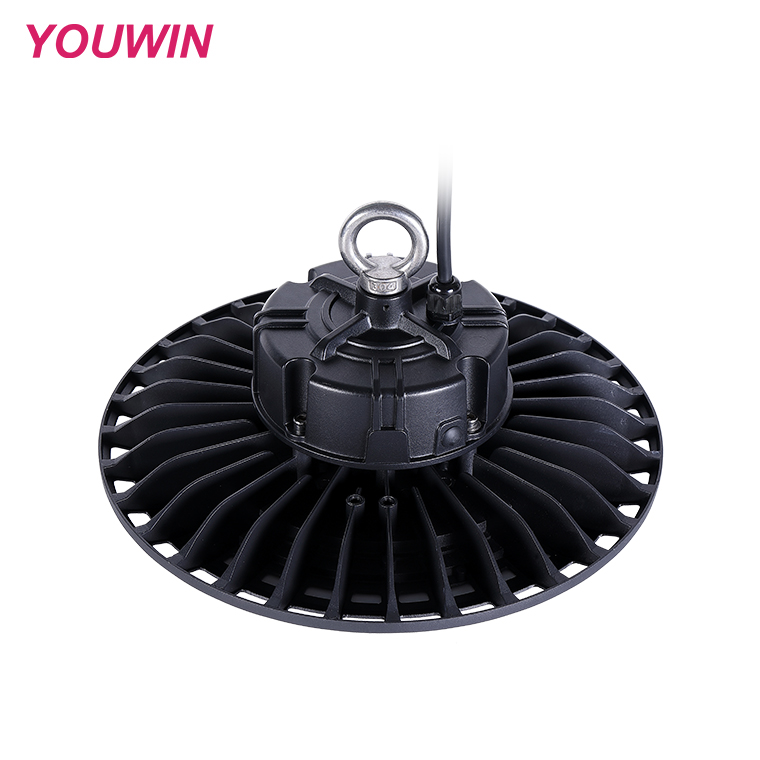 YOUWIN factory professional veet industrial ip65 150 watt microwave sensor ufo led high bay garage light