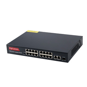 High Power PoE <b>Switch</b> 16 Ports Gigabit <b>Network</b> For Monitoring - Product Image 2