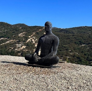 Statua Umana in Metallo per Paesaggio Urbano Moderno, Arte Corporea Artificiale, Decorazione per <span class=keywords><strong>Giardino</strong></span>, Villa, <span class=keywords><strong>Parco</strong></span> Esterno - Product Image 1