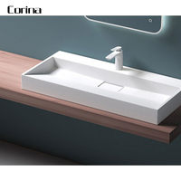 Sanitaires Nouvelle conception Lavabo mural automatique pour salle de bain