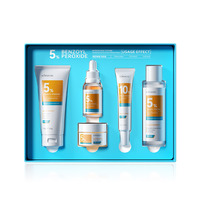 Kit de Productos para el Cuidado de la Piel con Marca Privada KORMESIC, Limpiador Facial Antiacné con 5% de Peróxido de Benzoilo y Aceite para Mujeres