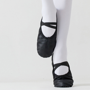 Chaussures <span class=keywords><strong>de</strong></span> ballet Pantoufles <span class=keywords><strong>de</strong></span> <span class=keywords><strong>danse</strong></span> en cuir souple pour tout-petits garçons - Product Image 4