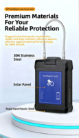 Cadenas intelligent 4G antivol personnalisé pour conteneurs avec suivi GPS et dispositif de sécurité IoT pour le fret