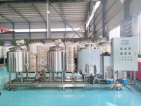 Mélangeurs de 1500 L, équipement de brasserie, acier inoxydable