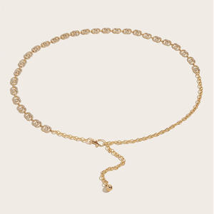 Cadena de Cintura de diamantes de imitación para mujer, accesorios para vestido de fiesta de noche, cinturones de boda - Product Image 3