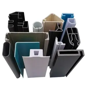 Plastic Profielen Goede Kwaliteit Pvc Extrusie Pvc Profiel Deel Extrusie Geëxtrudeerd Profiel Kunststof Voor Raam Kunststof Extrusie