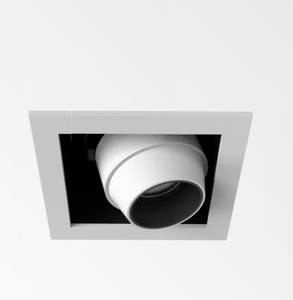 Luz descendente Led empotrada redonda regresiva de 3,5 ", 12W, 800lm, 1cct/3cct/5cct, luz de techo Led para 360 grados ajustable con J-box - Product Image 2