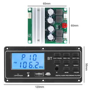 Vire 2*100W Bluetooth 5.3 <span class=keywords><strong>Class</strong></span> <span class=keywords><strong>D</strong></span> Power Amplifier Hội Đồng Quản Trị Rạp Hát Tại Nhà USB Amp Mô-đun Lớn Điện Công Thu Bộ Khuếch Đại - Product Image 5