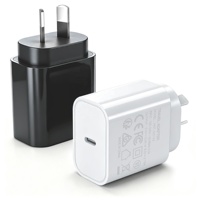 Adaptateur HNT Factory PPS PD 25W, charge rapide, port Type-C, chargeur mural USB C avec emballage pour Samsung S25 S24 S23 S22