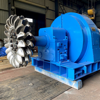 Generator Pembangkit Listrik Tenaga Air Turbin Berkualitas Tinggi Pelton Wheel 500 KW 380V/400V Ketinggian Air 100m-500m
