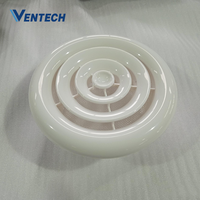 Diffuseur d'air de retour rond en plastique moderne VDV-A4 pour système de ventilation de plafond HVAC