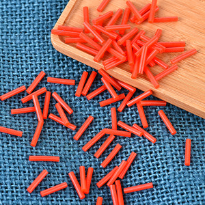 Red <b>Silicone</b> Tubing Jewelry Accessories For Earring Making Craft Supplies Plastic Resin Material Anti Slip Protective - Product Image 1
