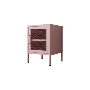 Armario de Almacenamiento Moderno Personalizado con Puerta de Malla Metálica Individual, Marca Bizoe, Alta Calidad, Garantía de 3-5 Años, para Sala de Estar y Dormitorio - Product Image 1