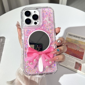 เคสโทรศัพท์กระจกกากเพชรรูปโบว์น่ารักสำหรับ Redmi 15 5G 15C 4G A5 4G 2025 Note 14 Pro 4G - Product Image 5