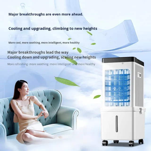 Air Cooler Household Intelligent Remote Control Quiet Electric Fan Portable Small Cooling Fan New Product